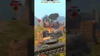 Т57 ЧЕСТНЫЙ в действии #tanksblitz #wotblitz #wotb #lbmka