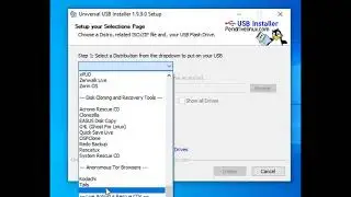 How to make a bootable USB drive using Universal USB Installer UUI