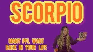♏️ SCORPIO: ALOT OF PPL WANT BACK IN YOUR LIFE! SOMEONES TRYING TO MANIFEST COMMUNICATION FROM YOU!