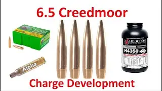6.5 Creedmoor Sierra Matchking 140gr Charge Development   Custom Savage 110
