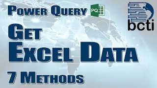 Power Query - 7 Methods to Get Data From Excel Files