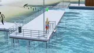 Sims 3 - бегущая по воде