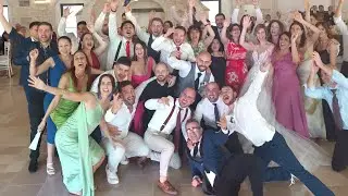 #matrimonio pazzo a #masseriabonelli con #lillostrillo balli e divertimento con invitati spagnoli