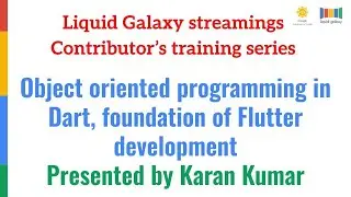 Object oriented programming in Dart, foundation of Flutter developmentPresented by Karan Kumar