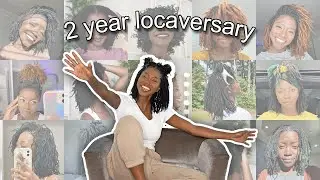 I'M TWO YEARS LOC'D!! VISUAL LOC JOURNEY & DISCUSSION | Keke J.