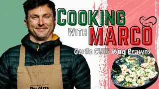 Cooking with Marco - Garlic Chilli King Prawns - DeliVita x Grillo