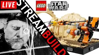 🔴 Building LEGO Star Wars Mos Espa Podrace (75380) Live!