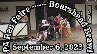 Pennsylvania Renaissance Faire 2025-Boarshead Brawl
