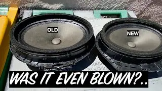REPLACING BLOWN BOSE SPEAKER in my 6 GEN CAMARO