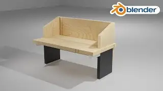 Tutorial Blender Pemula - Membuat Meja Kantor / Meja Belajar