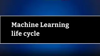 Machine Learning Life Cycle