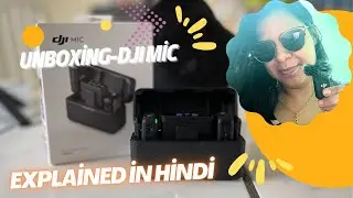 Unboxing - DJI mic 🎤 | Explained all features in hindi #unboxing #gadgets #shotoniphone #djimic