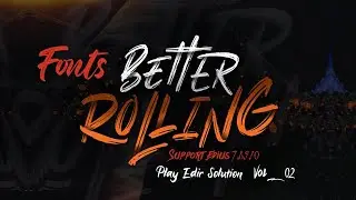 NEW STYLISH FONT 2022 VOL 02 || EDIUS STYLISH FONT || NEW FONTP || LAY EDIT ZONE