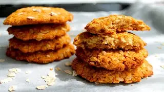 The Secret Anzac Recipe. Oatmeal sugar free cookies.