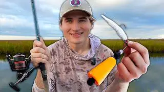 Testing saltwater fishing tactics for Redfish in the Marsh (I FINALLY CAUGHT ONE)