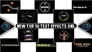 Text Animation Presets For Alight Motion | Alight Motion Text Effect | New Text Effect Presets Link