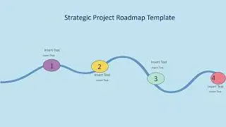 Strategic Project Roadmap Template For PowerPoint Template