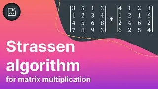 Strassen algorithm for matrix multiplication (divide and conquer) - Inside code