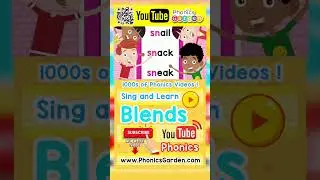 SN Blend | Consonant Blend | Mousity Phonics | Phonics Garden