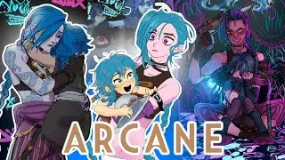 Arcane React to Jinx x Isha || Gacha React