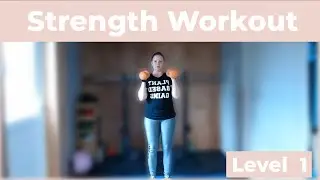 BEGINNER TOTAL BODY DUMBBELL Workout // 20 minutes