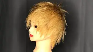 BIXIE haircut step by step. Mix of pixie and graduated bob. Asian trend