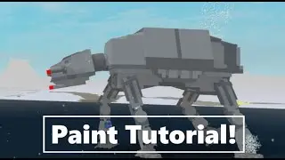 Painting AT-AT Tutorial! \/ Roblox plane crazy