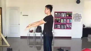 太極拳：起勢漂浮(側面)