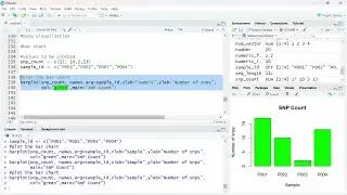 R Tutorial for bioinformatics  How to Draw Bar Charts Episode 1