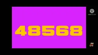 Colourful Numbers 1 to 100,000 with 100 Fonts