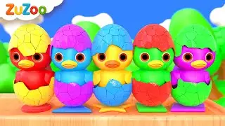 Cinco Patinhos (Canção das Cores) | Músicas Infantis | ZuZoo em Português – Canções Infantis