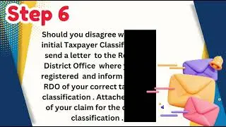 📍Know your taxpayer classification using ORUS.