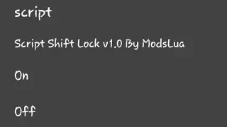 roblox game guardian script shiftlock