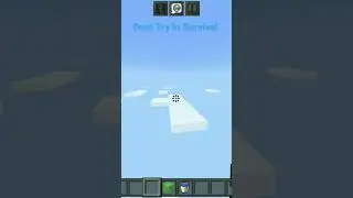 Dont Try in Survival || this clutch #minecraft #gaming #trending #minecraftshorts #slimemlg #funny