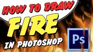 How to Draw fire in photoshop (step by step, flame by flame)