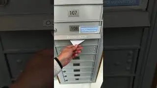 Outgoing mail slot
