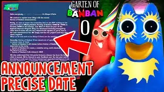 GARTEN OF BANBAN 8 OFFICIALLY DELAYED - SAD ANNOUNCEMENT by EUPHORIC BROTHERS 😢