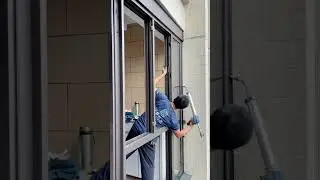 Floor-to-Ceiling Glass Creates a Seamless Connection,Curved Floor to Ceiling Window Installation