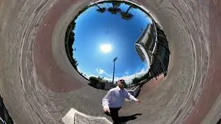 GoPro Max.  Reframe and Edit in Davinci Resolve. 360 Video Test Footage.