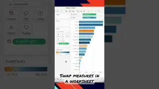 #Tableau - Swap Measures in 2 Clicks