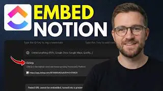 How to embed ClickUp in Notion (Step By Step 2026)