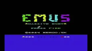 COMMODORE VIC 20 += EMU´S MASSIVE HUNT =+ NEW GAME 2024