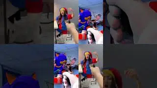 Sonic Who Didn't Get Shot vs Original #funnyshorts #sonic #animatedfilm