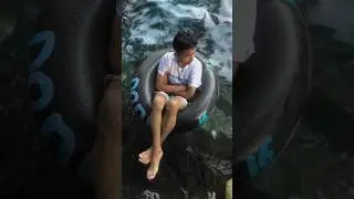 Liburan di Pemandian Alam Banyu Biru Pasuruan #shorts