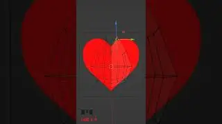 Моделируем сердечко в Blender #shorts #art