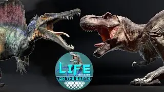 Тираннозавр Спинозавр Анкилозавр Велоцираптор Life on Earth неработающая эволюция