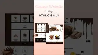 Chocolate website design 