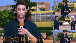 NEWS REPORTER: Animation pack [The Sims 4 / PATREON DOWNLOAD]