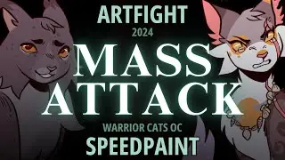 NINE LIVES - ARTFIGHT MASS ATTACK - SPEEDPAINT