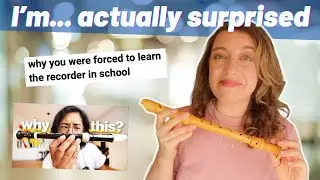 PRO recorder player reacts to Answer in Progress: why you were forced to learn recorder in school